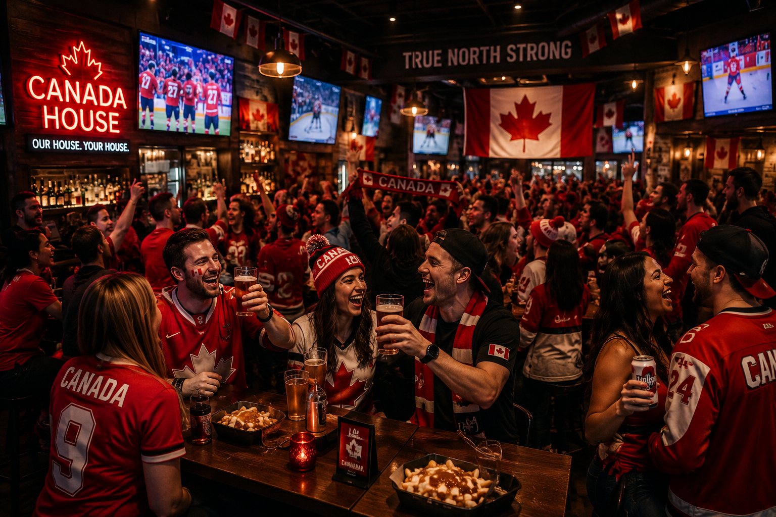 Canadian Bar Canada House | The Ultimate Fan Experience